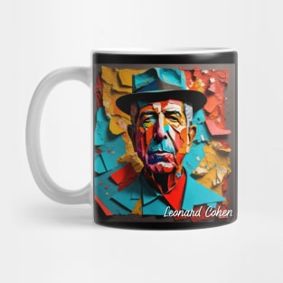 Leonard Cohen // Paper Art Mug